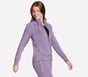 Skechluxe Elevate Full Zip Jacket, MAUVE / MAUVE, full image number 3