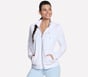 Skechluxe Elevate Full Zip Jacket, BLANC, full image number 0