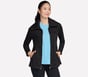 GO SNUGGLE Tunic Full Zip Jacket, BLK, full image number 3