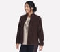 Skech-Sherpa Jacket, BROWN, full image number 2