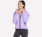 Performance Elite Hooded Jacket, WHITE / LIGHT PURPLE, full image number 3