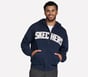 Max Soft Full Zip Hoodie, NVY, full image number 0