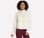 Cozy Luxe Jacket, OFF WHITE / MAUVE, full image number 0