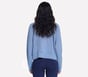 Cozy Luxe Jacket, BLANC / BLEU, full image number 1