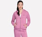 SKECH SWEATS Signature Full Zip Hoodie, ROSE, full image number 0