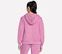 SKECH SWEATS Signature Full Zip Hoodie, ROSE, full image number 1