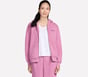 SKECH SWEATS Signature Full Zip Hoodie, ROSE, full image number 3