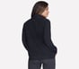 GO LUXE RIB Full Zip Jacket, BLACK, full image number 1