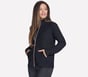 GO LUXE RIB Full Zip Jacket, BLACK, full image number 2