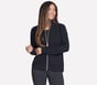 GO LUXE RIB Full Zip Jacket, BLACK, full image number 3
