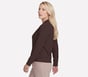 GO Luxe Rib Everyday Full Zip Jacket, BRUN, full image number 2