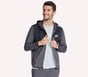 Harry Kane Weekend Full Zip Hoodie, NOIR / GRIS ANTHRACITE, full image number 4