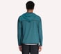 Harry Kane Weekend Full Zip Hoodie, GRIS ANTHRACITE / TURQUOISE, full image number 1