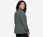 Cozy Luxe Tunic Jacket, GREEN / BLACK, full image number 1