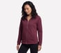 GO WALK Everywhere Tunic Jacket, BURGUNDY / PINK, full image number 2