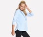 GO WALK Everywhere Tunic Jacket, SIL / WHITE / BLUE, full image number 3