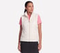 Cozy Fit Diamond Vest, OFF WHITE, full image number 0