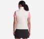 Cozy Fit Diamond Vest, OFF WHITE, full image number 1