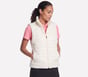 Cozy Fit Diamond Vest, OFF WHITE, full image number 2