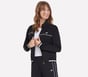 Cozy Luxe Track Jacket, FEKETE, full image number 2