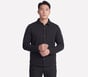 GO Walk Ottoman Shirt Jacket, FEKETE, full image number 0