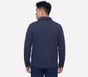 GO WALK Ottoman Shirt Jacket, CHARCOAL / NAVY, full image number 1