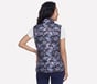 Cozy Fit Printed Vest, BLACK / WHITE / PURPLE, full image number 1