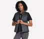 Cozy Fit Printed Vest, WHT / BLACK / SILVER, full image number 0