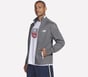 Hoops Track Jacket, BLACK / CHARCOAL, full image number 3