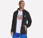 Hoops Track Jacket, BLACK, full image number 4