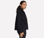GO WALK Cozy Fit Diamond Jacket, BLACK, full image number 3