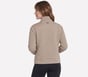 GO WALK Diamond Jacket - Cozy Fit, TAUPE / BROWN, full image number 1