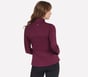 GO FLEX Harmony Full Zip Jacket, BURGUNDY / PINK, full image number 1