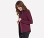 GO FLEX Harmony Full Zip Jacket, BURGUNDY / PINK, full image number 2