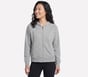 GO Luxe Ottoman Jacket, GRIS CLAIR / BLANC, full image number 2