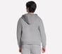 Skechers Max Soft Hooded Jacket, LIGHT GRAY, full image number 1