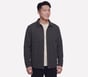Sherpa Lined Quilted Jacket, CHARCOAL, full image number 0