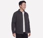 Sherpa Lined Quilted Jacket, CHARCOAL, full image number 2