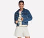 Britto: Joyful Mosaic Denim Jacket, DENIM / TAUPE, full image number 0