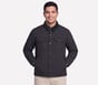 Cozy Cord Shacket, BLACK, full image number 0