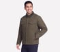 Cozy Cord Shacket, BROWN / OLIVE, full image number 2