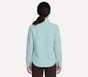 The GO WALK Shine Jacket, GUNMETAL / LIGHT BLUE, full image number 1