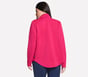 The GO WALK Shine Jacket, HOT PINK / BLUE, full image number 1