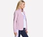 The GO WALK Shine Jacket, MAUVE / PURPLE, full image number 3