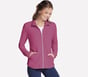 The Hoodless Hoodie GO WALK Shine Jacket, ROSE, full image number 2