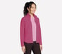The GO WALK Shine Jacket, SILVER / PURPLE, full image number 2