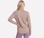 The GO WALK Shine Jacket, GRAU / BRAUN, full image number 1