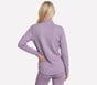 The GO WALK Shine Jacket, WHITE / BLUE, full image number 1