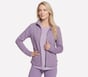 The GO WALK Shine Jacket, WHITE / BLUE, full image number 2