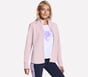 The GO WALK Shine Jacket, WHITE / PINK, full image number 3